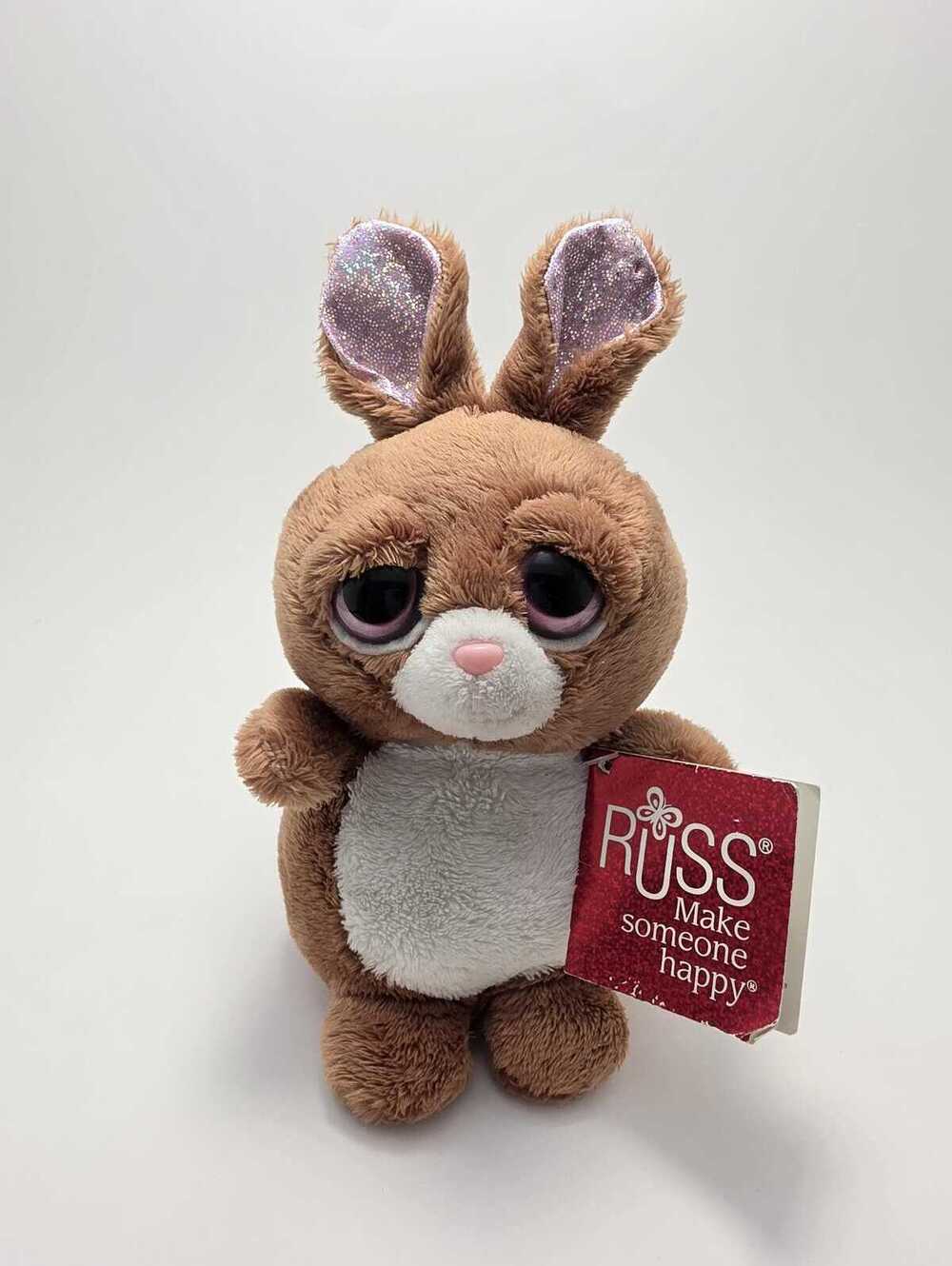 Russ Lil Peepers Plush “Taffy” the Brown Bunny - New with Tags (5 inch)